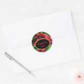 Frambozenetiketten Ronde Sticker (Envelop)