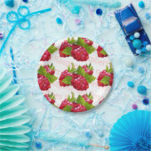 Frambozenfruit Papieren Bordje (Feest)