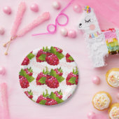 Frambozenfruit Papieren Bordje (Feest)