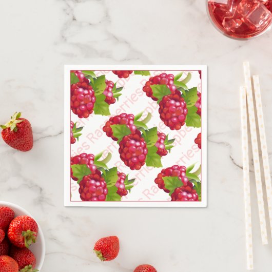 Frambozenfruit Servet (Insitu)