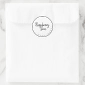 Frambozenjam Etiket (Tas)