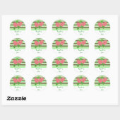 Frambozenjam Ronde Sticker (Vel)