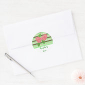 Frambozenjam Ronde Sticker (Envelop)
