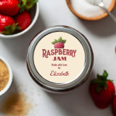 Frambozenjam Ronde Sticker