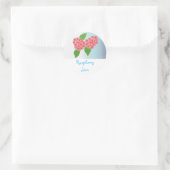 Frambozenjam Ronde Sticker (Tas)