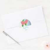 Frambozenjam Ronde Sticker (Envelop)