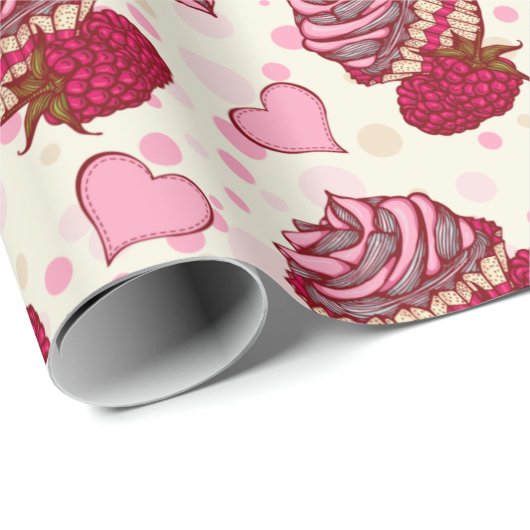 Frambozenkoekjes Cadeaupapier (Rol Hoek)