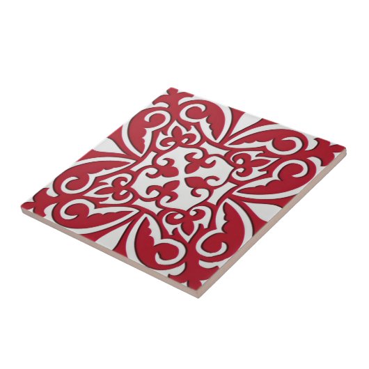 frambozenmakreel tegeltje (Zijkant)