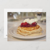 Frambozenpannenkoeken Briefkaart (Voorkant / Achterkant)