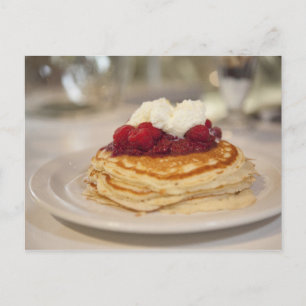 Frambozenpannenkoeken Briefkaart