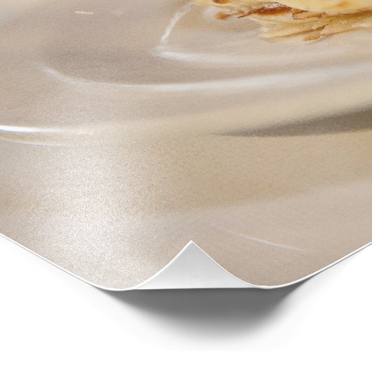 Frambozenpannenkoeken Foto Afdruk (Hoek)