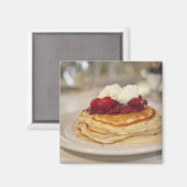 Frambozenpannenkoeken Magneet (Voorkant / Achterkant)