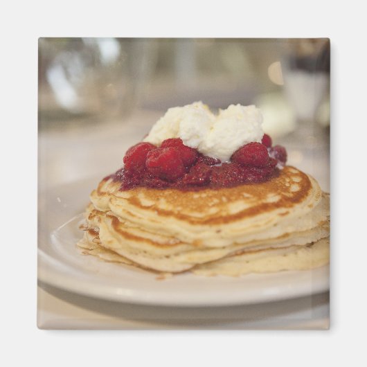 Frambozenpannenkoeken Magneet (Voorkant)