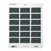 Frambozenpatroon 2 etiket (Full Sheet)