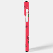 Frambozenpatroon Case-Mate iPhone Case (Achterkant / Links)