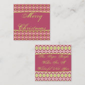 Frambozenpruim en Limoen Notitiekaartje (Voorkant / Achterkant)