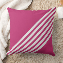 Frambozenroze vierkant kussen