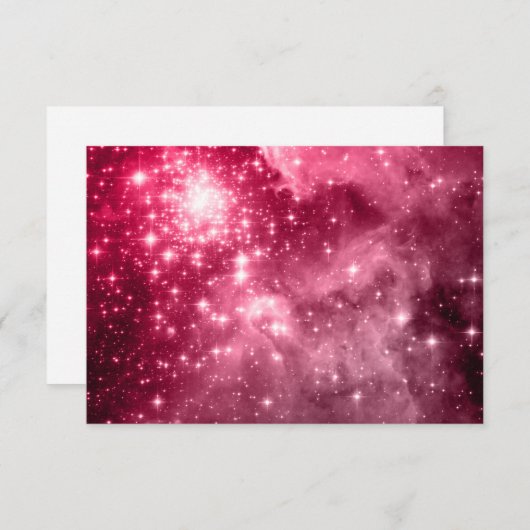 Frambozenstars Kaart (Voorkant / Achterkant)