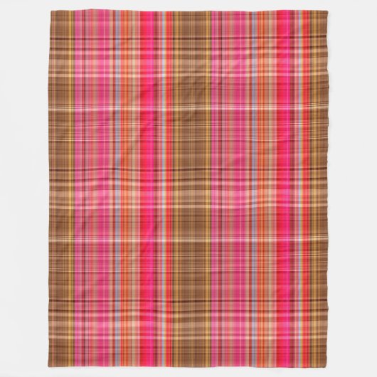 Frambozentapijtschelp Fleece Deken (Voorkant)