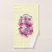Frambozige Rozen en room Bad Handdoek (Handdoek)
