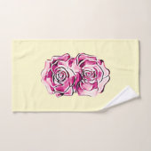 Frambozige Rozen en room Bad Handdoek (Handdoek)