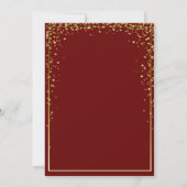 Frame Diamonds Dop Rood Afstuderen Kaart (Achterkant)
