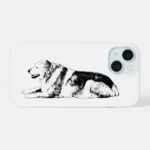 Frame Focus, Stadswacht iPhone 15 Case (Achterkant horizontaal)
