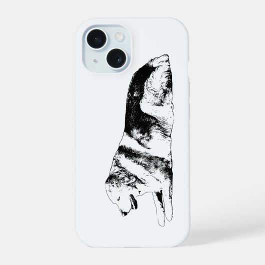 Frame Focus, Stadswacht iPhone 15 Case (Achterkant)