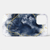 Frame-goud-marmer-glitterend Case-Mate iPhone Case (Achterkant (horizontaal))