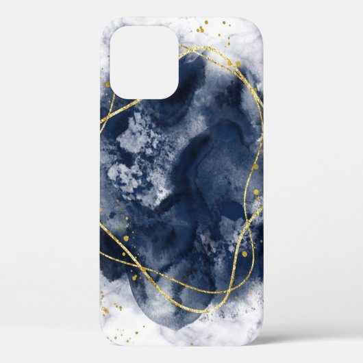Frame-goud-marmer-glitterend Case-Mate iPhone Case (Achterkant)