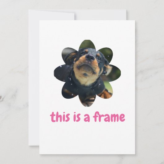 frame invite save the date (Voorkant)