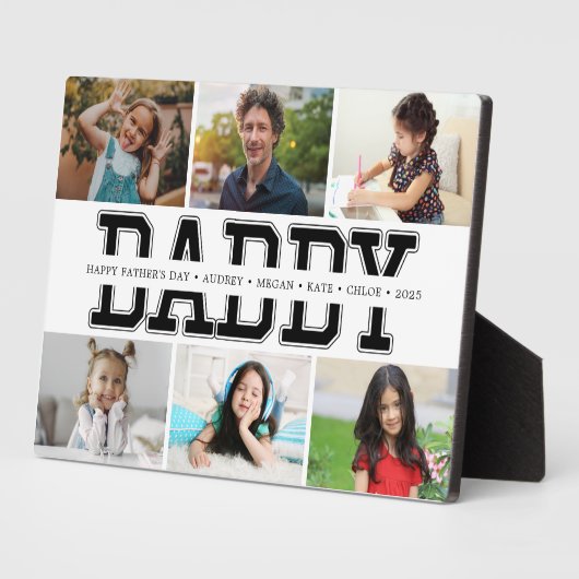 Frame Picture Photo Custom Daddy Father's Day Fotoplaat (Zijkant)