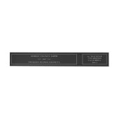 Frame Script Elegante Smoking Black Bruiloft (Individueel)