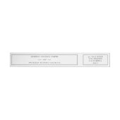Frame Script Elegante Zwarte Witte Trouw (Individueel)