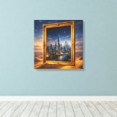 Frame Zonder Schilderij Canvas Afdruk (Insitu (Houten vloer))