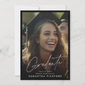 Framed 2 Foto Senior High School 2024 Afstuderen Aankondiging (Voorkant)