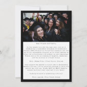 Framed 2 Foto Senior High School 2024 Afstuderen Aankondiging (Achterkant)