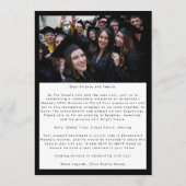 Framed 2 Foto Senior High School 2024 Afstuderen Aankondiging (Achterkant)