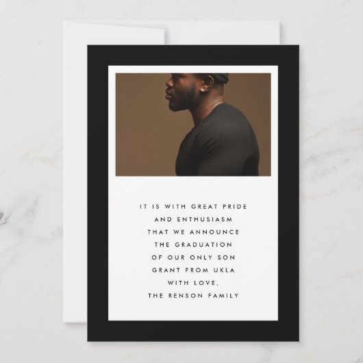 FrameD AFSTUDEERDER University Afstuderen Foto Afs Aankondiging (Achterkant)