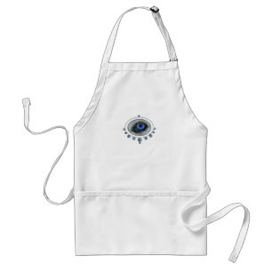 Framed Arctic Wolf Eye Adult Apron Standaard Schort