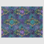 Framed Butterflies en Peacock Feathers Ontvlekken Tissuepapier (Voorkant)