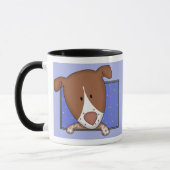 Framed Cartoon German Shorthaired Pointer Mok (Links)