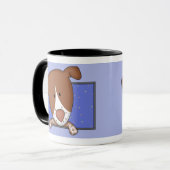 Framed Cartoon German Shorthaired Pointer Mok (Voorkant links)