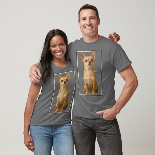 Framed Chihuahua funny T-shirt (Unisex)