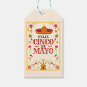 Framed Cinco de Mayo Mexican Cadeaulabel (Voorkant)