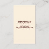 Framed Cinco de Mayo Mexican Visitekaartje (Achterkant)