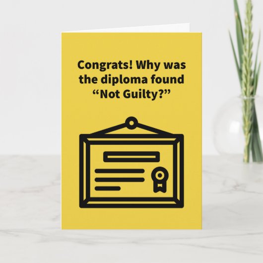 Framed Diploma - Afstuderen Kaart (Voorkant)