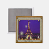 Framed Eiffeltoren Magneet (Voorkant / Achterkant)