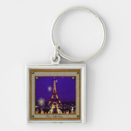 Framed Eiffeltoren Sleutelhanger (Voorkant)