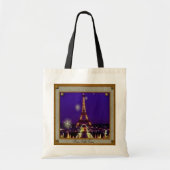 Framed Eiffeltoren Tote Bag (Voorkant)